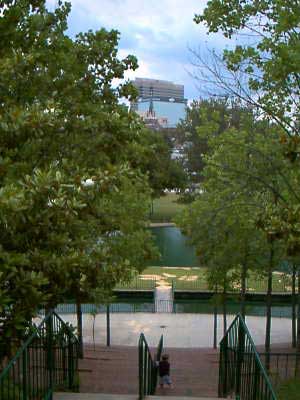 View of downtown columbia from finaly park