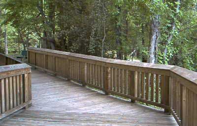 Observation Deck at Saluda Shoals Park